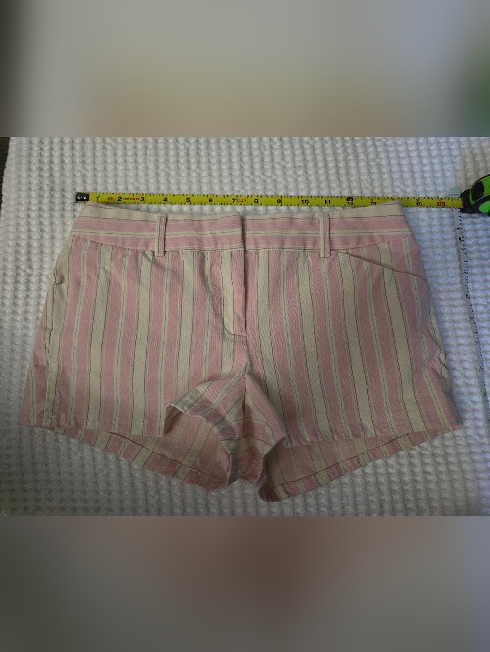 Express Striped Pink and Cream Women’s Shorts